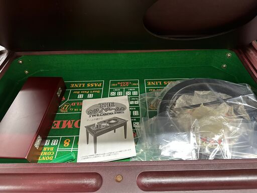 ジモティ来店特価!! 3in1 カジノテーブル J-0909