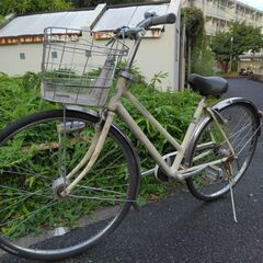ミヤタ　２７インチのベルトの自転車です。ＬＥＤオートライト、内装...