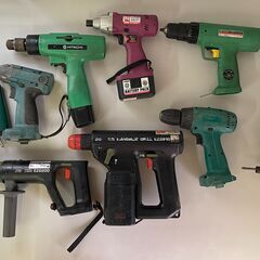 Makita/HITACHI/他 充電式 電動工具 12点 ドリ...