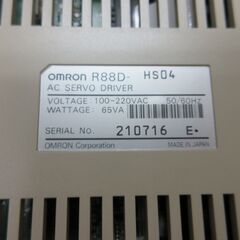 Omron  ACサーボドライバ  R88D-HS04
