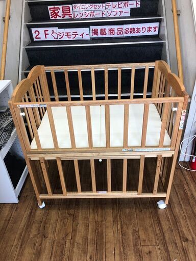 ▼値下げ▼ベビーベッド カトージ  ミニベッド 幅95cm ベビー用品 自社配送時代引き可※現金、クレジット、スマホ決済対応※【送料に設置込】