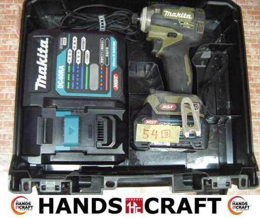 マキタ makita TD001G インパクトドライバ 中古品 40V バッテリー×1 充電器 【ハンズクラフト宜野湾店】