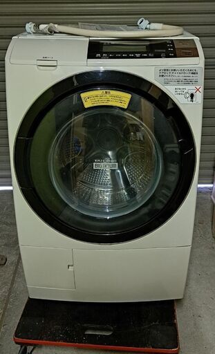 HITACHI 日立 ドラム式洗濯乾燥機 洗濯11kg/乾燥6kg BD-S8800L ビッグドラム 2016年製 11400円