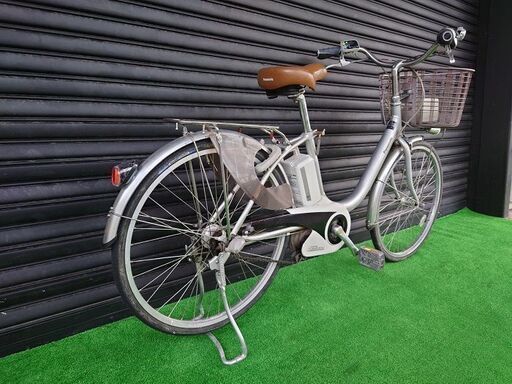 電動アシスト自転車　Panasonic パナソニック ビビ ライトU No.437AパナソニックビビライトU BE-ELDU63整備済み26吋三段変速