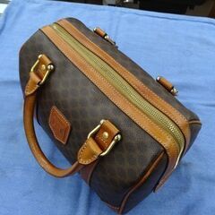 セリーヌ CELINE ボストンバッグ マカダム柄 ミニボストン オールドセリーヌ 西岡店 セリーヌ CELINE ボストンバッグ マカダム柄 ミニボストン オールド