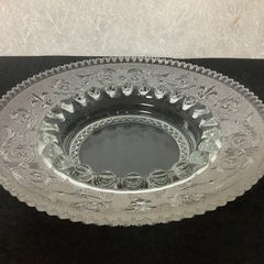 昭和レトロ　灰皿　ガラス製　キャンドルスタンド