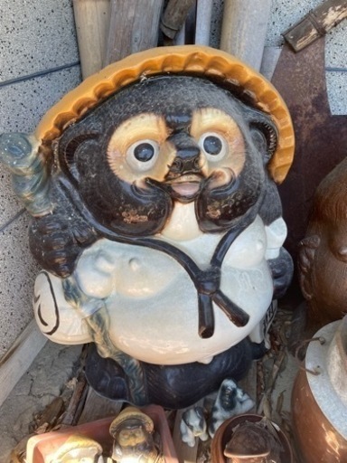 たぬきの置物　信楽焼