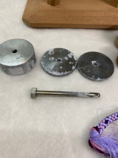 組み紐台と重り8個セット 組紐台セット 組み紐台セット 組紐台セット