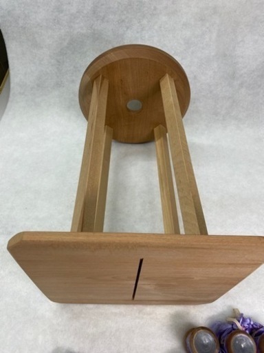 組紐台及び組み玉8個セット (中古) 組紐道具 丸台 組玉 板