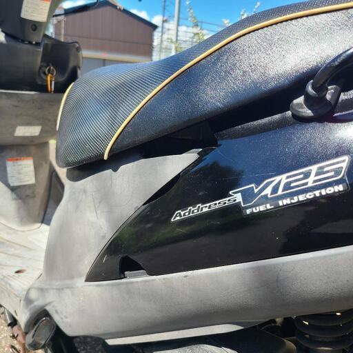 スズキ アドレスV125G ブラック 自賠責保険付❗ 千葉県流山市より 配達