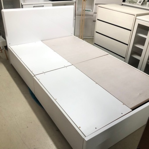 ◇ ニトリ　セミダブル　ベッドフレーム　引き出し　収納付き　名古屋　愛知
