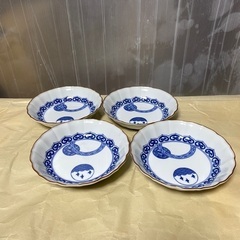 其泉造 有田焼 其泉 銘々皿 小皿 幅約15cm 4客 和食器 ...