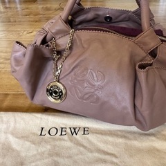 ロエベ　LOEWE ナッパ　アイレ　ピンクブラウン