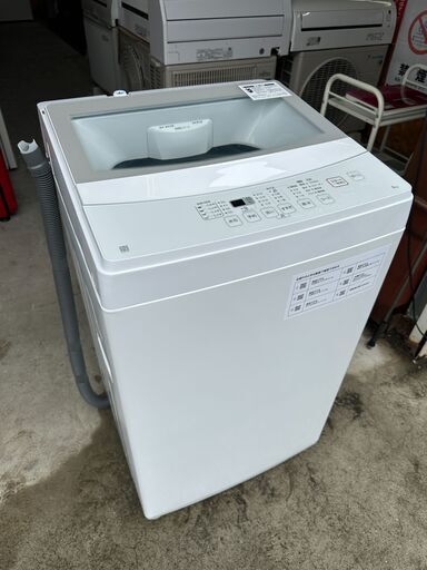 【動作保証あり】NITORI ニトリ 2020年 NTR60 6.0kg 全自動洗濯機 ガラストップ【管理KRS619】