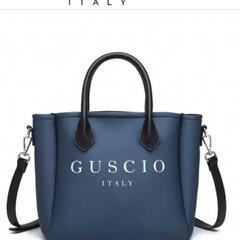 GUSCIO ITALY 2Way ショルダーミニバッグ ネイビー