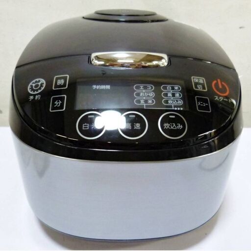 新品　未使用　ニトリ　マイコン炊飯ジャー　5.5合炊き　MB-FS3017N　リズBK　炊飯器　ブラック　かんたん操作