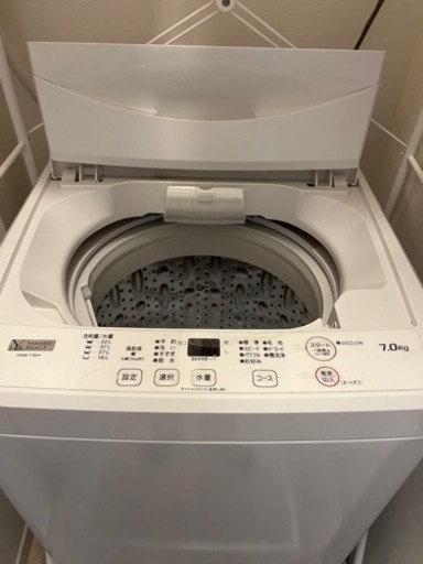 全自動洗濯機【7kg】2021年製YWM-T70H1【使用頻度少】【配送込】