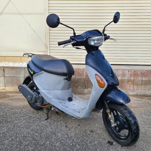 スズキ　レッツ４　ネイビー　バッテリー新品　低燃費インジェクション車両　配達可　12288