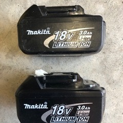 マキタ純正バッテリー18V  2個セット　電動工具makita