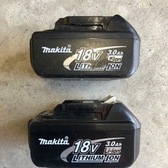 マキタ純正バッテリー18V  2個セット　電動工具makita
