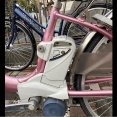 Panasonic パナソニック 電動アシスト自転車 26インチ  ピンク 充電付き
