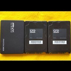【ネット決済・配送可】SSD(2.5インチ) 3個 PNY PH...