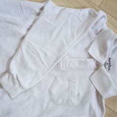 白の長袖　ポロシャツ　110 130 140