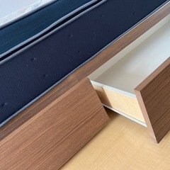 ニトリ　ダブルベッド&マットレスセット