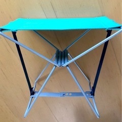 美品　折りたたみ椅子（小）　コンパクトチェア　レジャー椅子　使用...