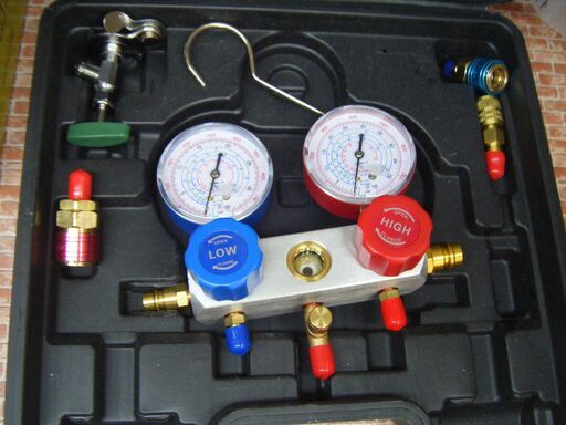 OTARYVANE A68N05 真空ポンプ ゲージマニホールド付 中古品 【ハンズ