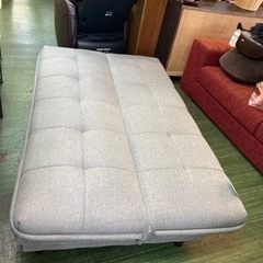 ソファベッド☆94262ワイド　美品　グレー