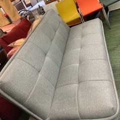 ソファベッド☆94262ワイド　美品　グレー