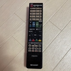 シャープ LC-70UD20 テレビリモコン