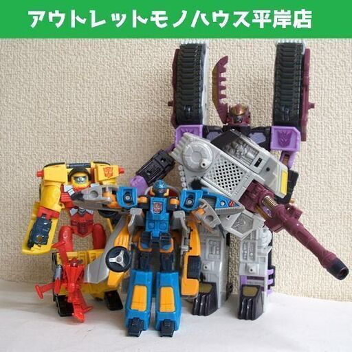 トランスフォーマー マイクロン伝説 フィギュア 3体セット 欠品有 シルバーボルト ホットロッド メガトロン スーパーモード ☆ PayPay(ペイペイ)決済可能 ☆ 札幌市 豊平区 平岸