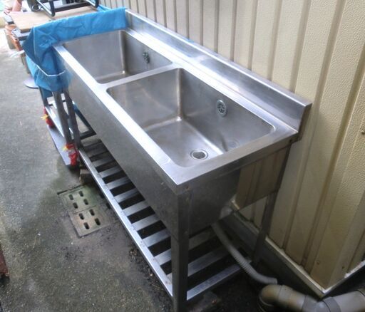 業務用二層シンク  中古品