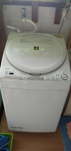 2022年製造\n\nSHARP タテ型洗濯乾燥機 ES-TX8G-W （ホワイト系）