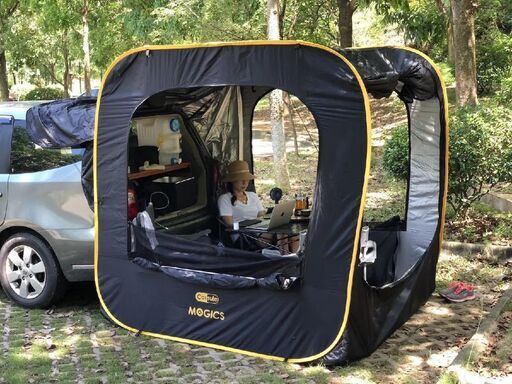 445)【未開封/未使用品】CARSULE（カースル） ポップアップテント 車に連結できるテント 車中泊 MOGICS Moving Magic アウトドア