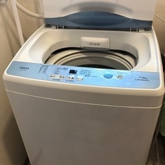※値下げしました　AQUA全自動洗濯機 (AQW-H73W)7k...