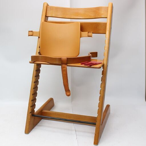 245)【足を置く板が欠品】STOKKE ストッケ トリップトラップ ハイチェア ベビーチェア シリアルなし 子供椅子 北欧家具