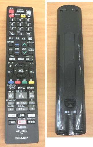 シャープ/SHARP AQUOSブルーレイ 2016年製 500GB BD-NW500 2番組同時