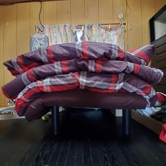 【取引中】敷布団1枚+掛け布団3枚+毛布3枚+枕カバー2枚