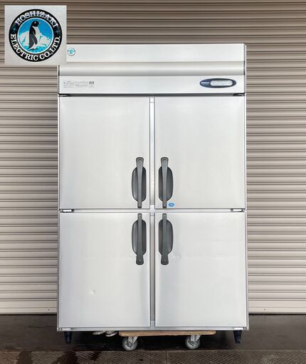 ホシザキ(HOSHIZAKI)/業務用冷凍冷蔵庫/HRF-120Z3/冷蔵764L,冷凍234L/4枚ドア/幅1200×奥行800×高さ1890mm/2014年製/動作品