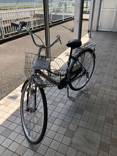 ★ジモティ割あり★  軽快車 27インチ 黒×シルバー クリーニング済み SJ3193