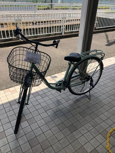 ★ジモティ割あり★  軽快車 27インチ エメラルドグリーン クリーニング済み SJ3195