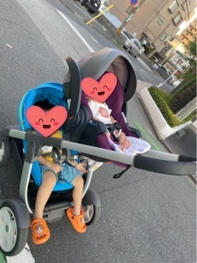 定価20万代二人乗り　チャイルドシート可　Baby bjorn抱っこ帯おまけ付き