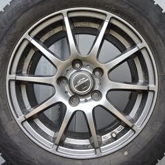 A-TECH SCHNEDER 16インチ 16×6 1/2J +53 PCD114.3 5H 4本 215/60R16 VRX2 ブリヂストン 2019年製 ヴェゼル シュナイダー 冬タイヤ 札幌市