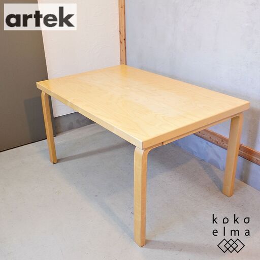 SEMPRE(センプレ)で取り扱われていたartek(アルテック)社のAlvar Aalto(アルヴァ・アアルト)デザイン 82Bダイニングテーブル。名作北欧家具をアクセントに/Vitra(ヴィトラ)DI108