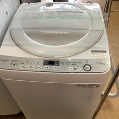 シャープ　7キロ全自動洗濯機　ES-GE7D-W リサイクルショ...