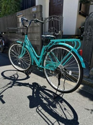 【自転車】ママチャリ　２６インチ　６段シフト　数回使用「取引終了」