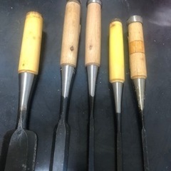 大工道具　ノミ　東俊次　5本セット